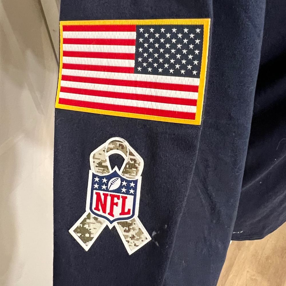 Nike Houston Texans NFL Salute to Service Dri-FIT Long Sleeve Shirt Mens Large - Picture 2 of 7